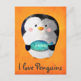 Cute Little Penguin Briefkaart