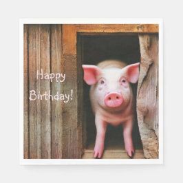 Cute Little Piggy Servet