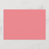 Cute Little Pumpkin Girls Baby shower Bingo Cards Kaart (Achterkant)