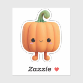 Cute Little Pumpkin Guy Sticker