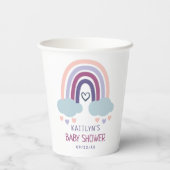 Cute Little Rainbow-Baby shower Papieren Bekers (Achterkant)