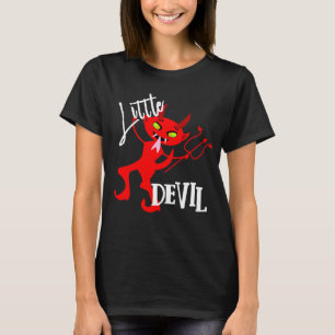 Cute Little Red Devil Funny Graphic T-shirt
