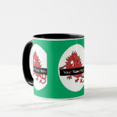 Cute Little Red Dragon Coffee Mug à personnaliser (Devant gauche)