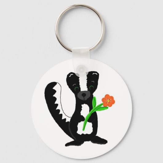 Cute Little Skunk Sleutelhanger (Voorkant)