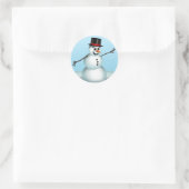 Cute Little Snowman autocollants hiver (Sac)