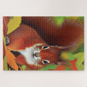 Cute Little Squirrel Jigzaag Puzzle Legpuzzel (Horizontaal)