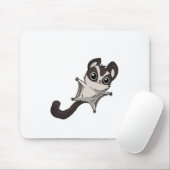 Cute Little Sugar Glider Animal Gift Muismat (Met muis)