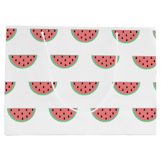 Cute Little Watermelon Pattern Groot Cadeauzakje (Achterkant)
