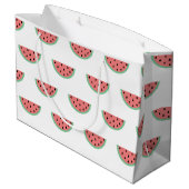 Cute Little Watermelon Pattern Groot Cadeauzakje (Achterkant Gekanteld)