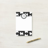 Cute Little Westie - West Highland White Terriers Post-it® Notes (Op bureau)
