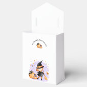 Cute Little Witch Halloween Favor Box Bedankdoosjes (Geopend)
