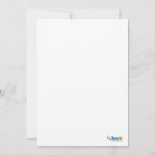 Cute Little Yellow Baby shower Invitation (Dos)