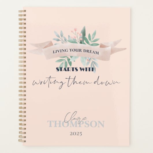 Cute Living Your Dream Citer Souvenirs Keepsaké (Devant)