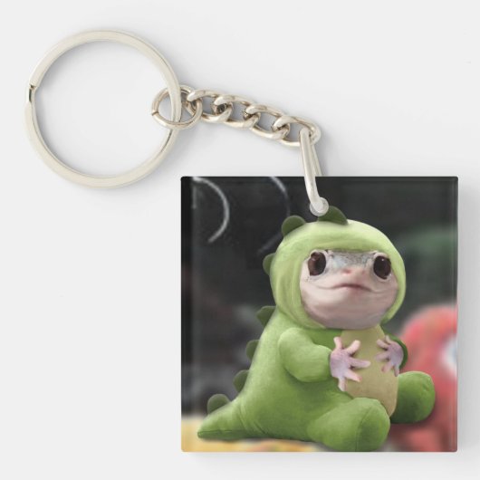 Cute Lizard Plushie Sleutelhanger (Voorkant)