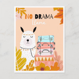 Cute llama briefkaart