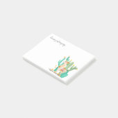 Cute Llama & Cactus Waterverf - Llama Just Gezegde Post-it® Notes (Schuin)