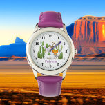 Cute llama et cactus ajouter nom montre<br><div class="desc">Cute llama et cactus ajoutent une montre de nom pour les amateurs de lama !</div>
