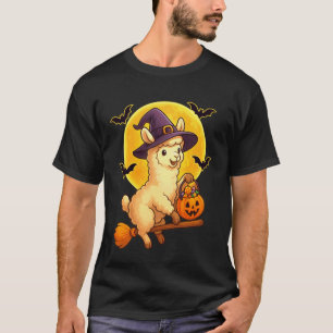 Cute Llama Heksenpomp Halloween Kostuum Jongens Gi T-shirt
