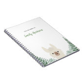 Cute Llama-laptop Notitieboek (Rechterzijde)