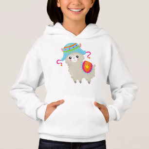 Cute Llama, Little Llama, Alpaca, Llama Avec Casqu
