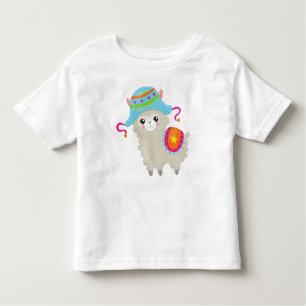 Cute Llama, Little Llama, Alpaca, Llama met Pet Kinder Shirts