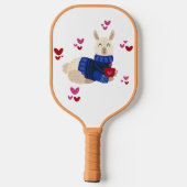 Cute Llama Love Pickleball Paddle (Achterkant)