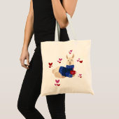 Cute Llama Love Tote Bag (Voorkant (product))
