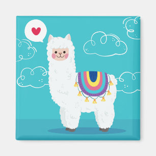 Cute Llama Magneet