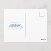 Cute Llama Motief op Stippen Dank U Briefkaart (Achterkant)