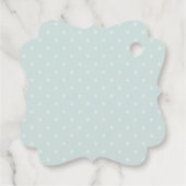 Cute Llama Pattern on Polka Dots Bedankt Bedankjes Labels (Achterkant)