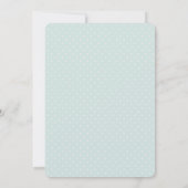Cute Llama Pattern on Polka Dots Save The Date (Achterkant)
