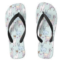 Cute Llama Pattern on Polka Dots