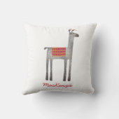 Cute Llama Persoonlijk Kussen (Achterkant)