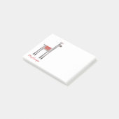 Cute Llama Persoonlijk Post-it® Notes (Schuin)
