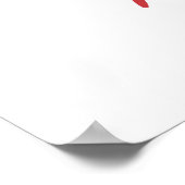 Cute Llama Persoonlijk Poster (Hoek)