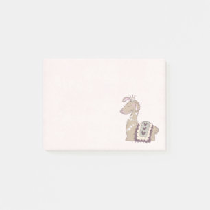 Cute Llama Princess Wearing a Crown Post-it® Notes