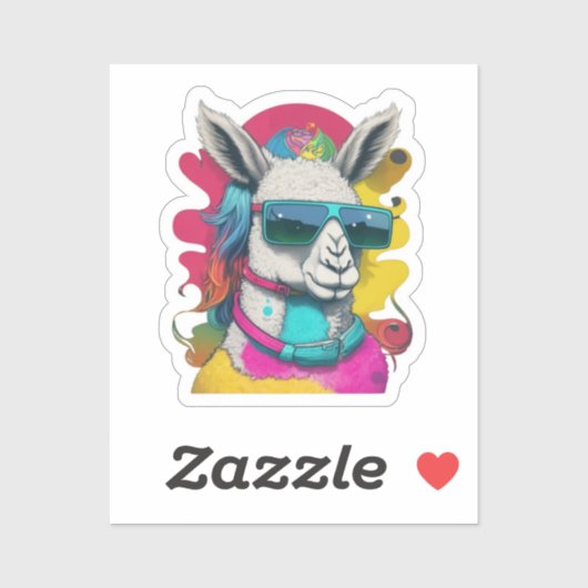 Cute Llama Sticker (Vel)