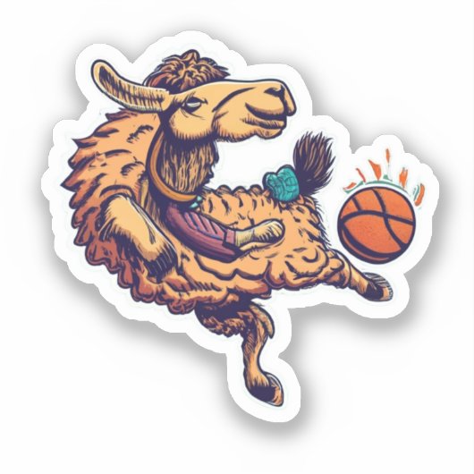 Cute Llamas Sticker (Voorkant)