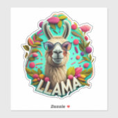 Cute Llamas Sticker (Vel)