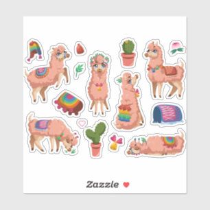 Cute Llamas Sticker