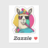Cute Llamas Sticker (Vel)