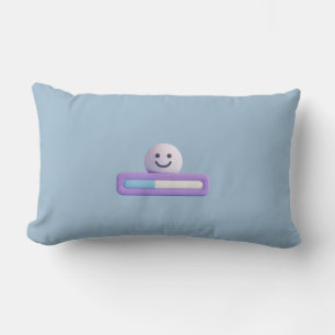 Cute Loading Bar Smile Kussen Minimalistisch KUS