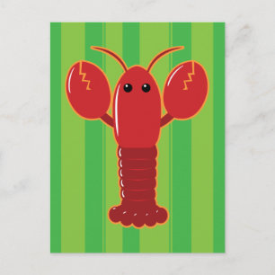 Cute Lobster Briefkaart