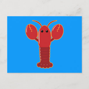Cute Lobster Briefkaart