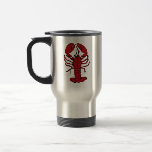 Cute Lobster Nautical    beachtravel cup Reisbeker