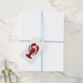 Cute Lobster Nautical strand gift label Cadeaulabel (Met Touw)