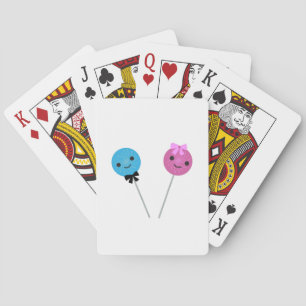 Cute Lollipops Pokerkaarten