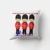 Cute London Guards Thed Design Kussen (Achterkant)