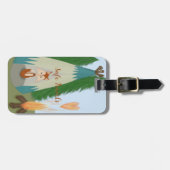 Cute Lone Fox Bagagelabel (Voorkant horizontaal)