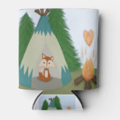 Cute Lone Fox Blikjeskoeler (Voorkant)